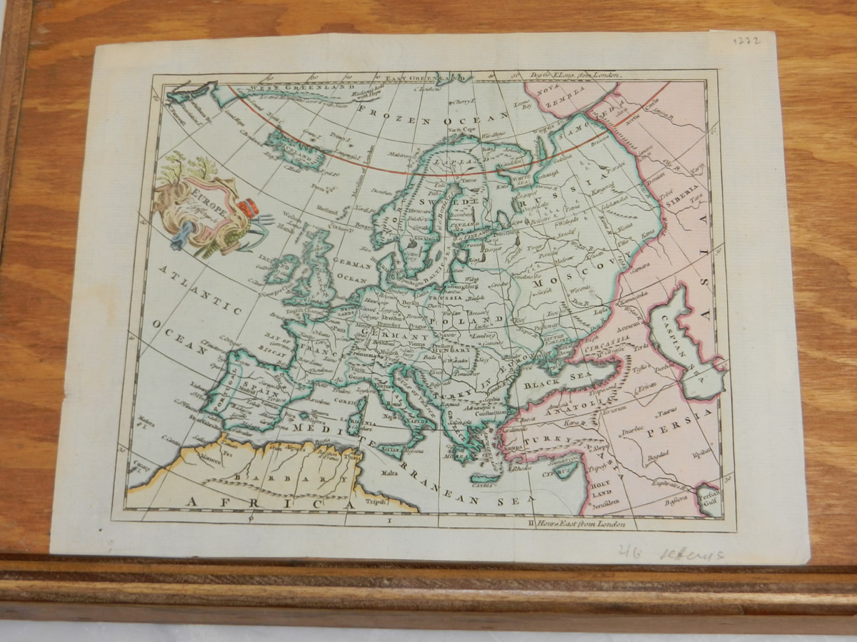 1772 Antique COLOR Map//EUROPE - Picture 1 of 1